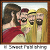 Jesus and 3 followers